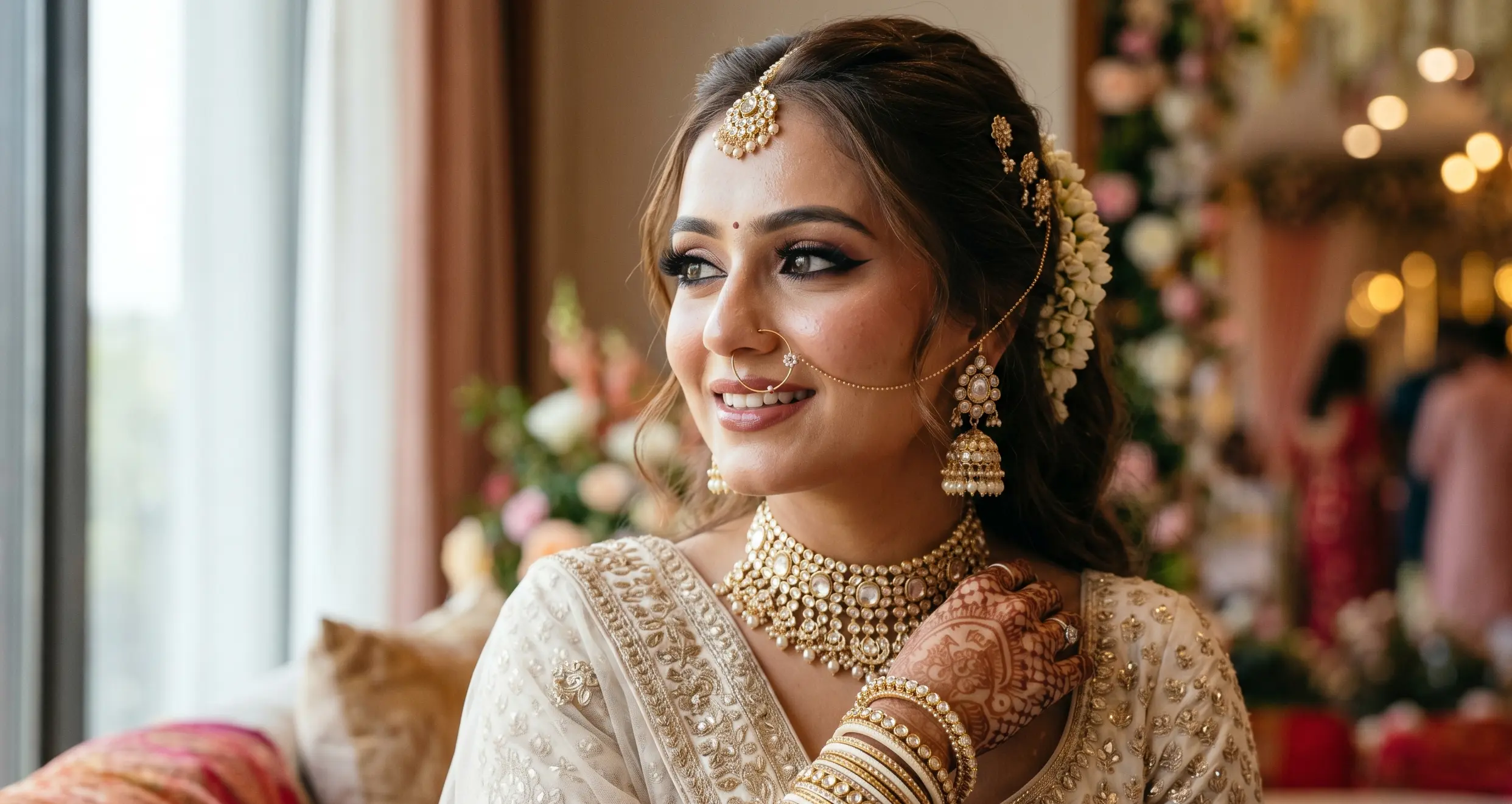 dewy makeup bridal look shaadi vibe